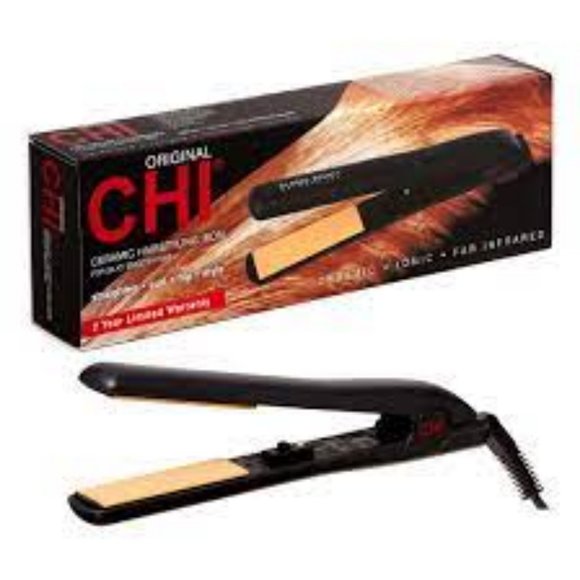 NWT CHI ORIGINAL CERAMIC HAIRSTYLING STRAIGHTENER IRON 1" - Picture 1 of 5